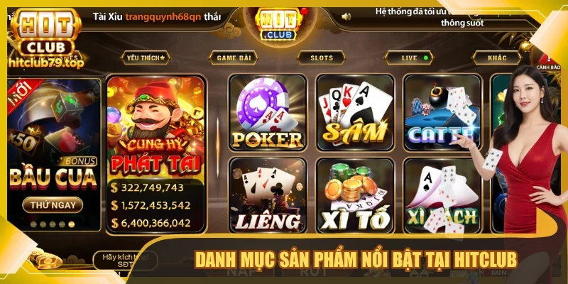 HITCLUB ⭐️ Link Cổng Game Bài Hit Club Uy Tín Cược +79k | Hình số 29 Danh mục sản phẩm nổi bật tại hitclub