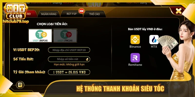 HITCLUB ⭐️ Link Cổng Game Bài Hit Club Uy Tín Cược +79k | Hình số 28 Hệ thống thanh khoản siêu tốc