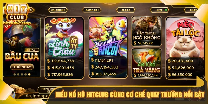 Nổ Hũ Hitclub - Tổng Hợp Game Quay Thưởng Đáng Trải Nghiệm | Hình số 2 Hiểu nổ hũ Hitclub cùng cơ chế quay thưởng nổi bật