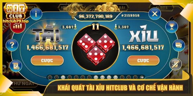 Khái quát tài xỉu Hitclub và cơ chế vận hành