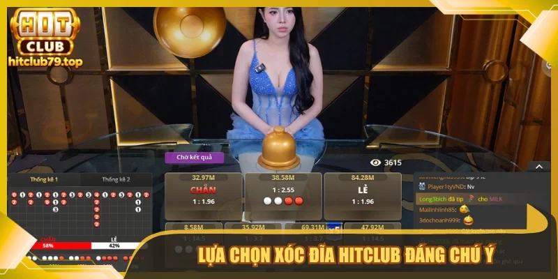Xóc Đĩa Hitclub - Bí Quyết Đọc Cửa Cược Và Chơi Hiệu Quả | Hình số 3 Lựa chọn xóc đĩa Hitclub đáng chú ý