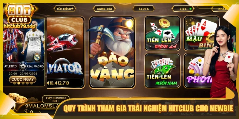 HITCLUB ⭐️ Link Cổng Game Bài Hit Club Uy Tín Cược +79k | Hình số 31 Quy trình tham gia trải nghiệm hitclub cho newbie
