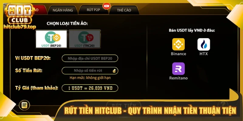 rút tiền Hitclub